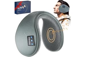 ZHENYEMEI Valentine's Day Gifts for Him, Bluetooth EarMuffs with HD Speakers & Microphone, Winter Wireless Ear Warmers
