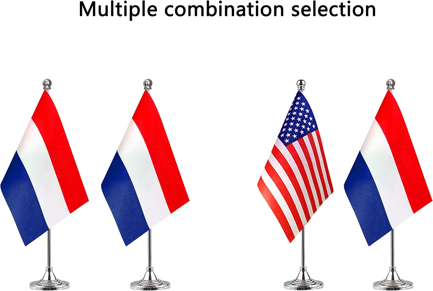 WEITBF Netherlands Desk Flag Small Mini Dutch Holland Office Table Flag with Stand Base,Dutch Holland Themed Party Decorations Celebration Event,2 Pack: Garden & Outdoor