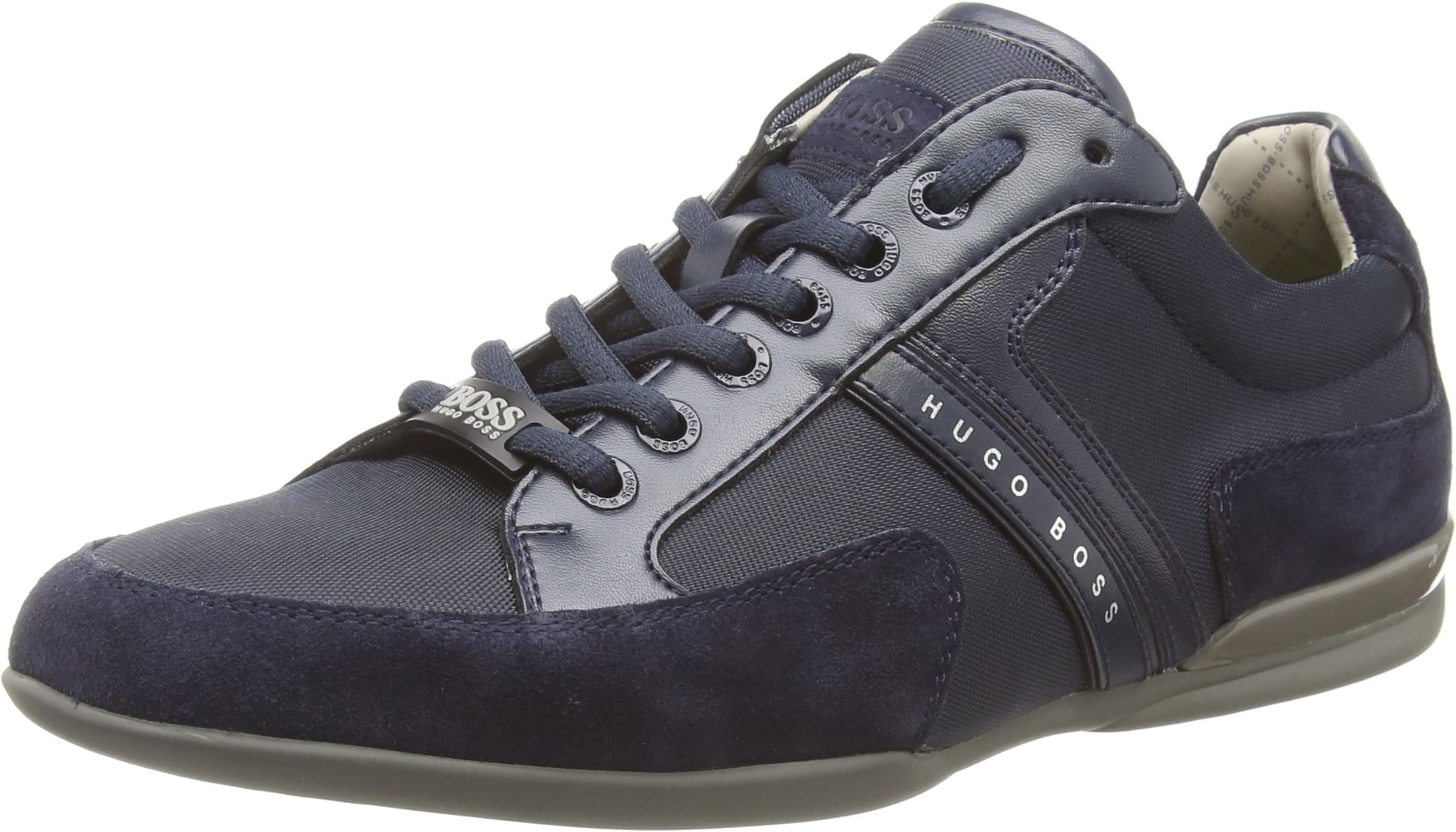 Hugo Boss Footwear Green Spacit Fabric Blue Trainer 6
