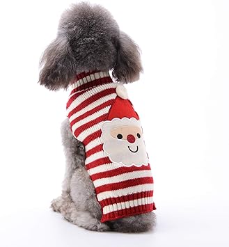 Abrrlo Pull Over Chaud Pour Chien Et Chat Costume De Noel Costume De Halloween Veste De Tricot Chaud Vetements D Hiver Amazon Fr Cuisine Maison