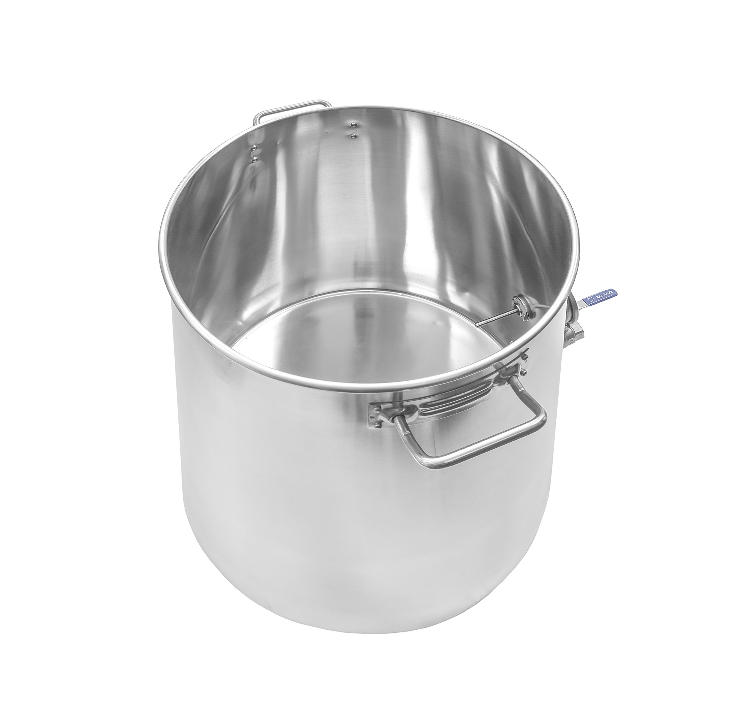 CONCORD Stainless Steel Home Brew Kettle Stock Pot (Weldless Fittings