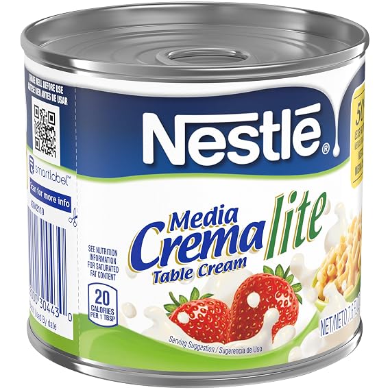 Nestle media crema lite 7.6oz (028000304430)