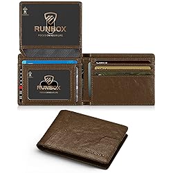 RUNBOX Wallet for Men and Women Slim Rfid Leather 2