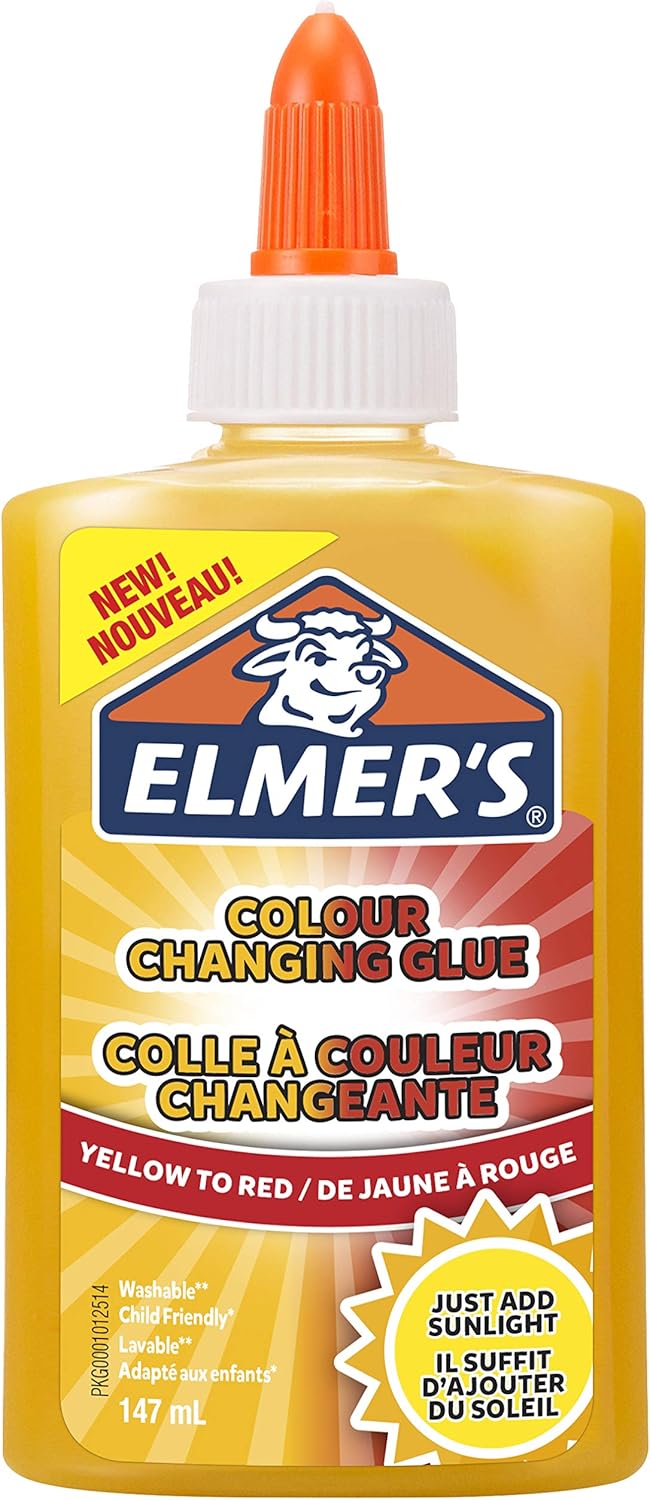 Elmer's Colour Changing PVA Glue Great for Making Slime Washable