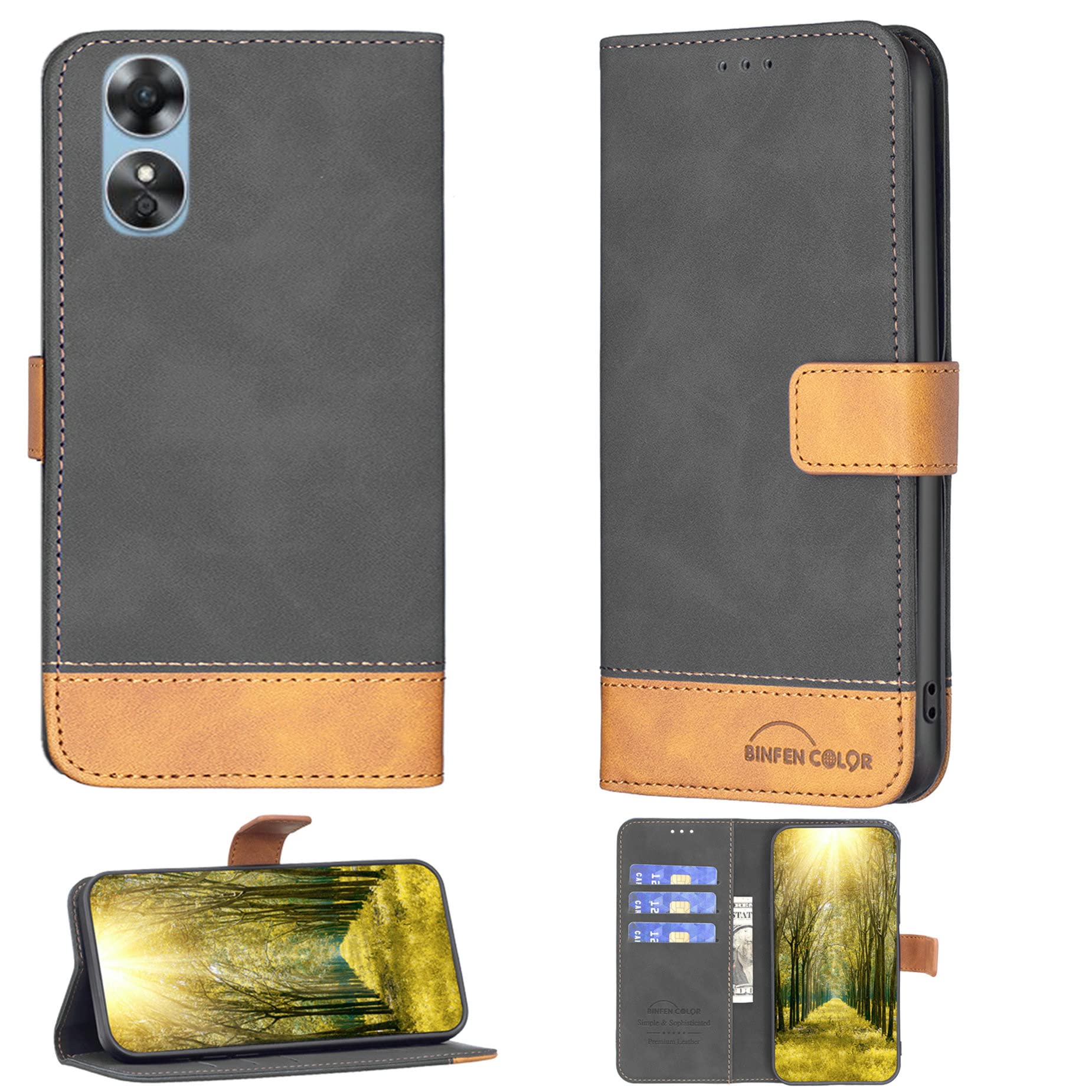 jioeuinly Case for Oppo A17 Case Compatible with