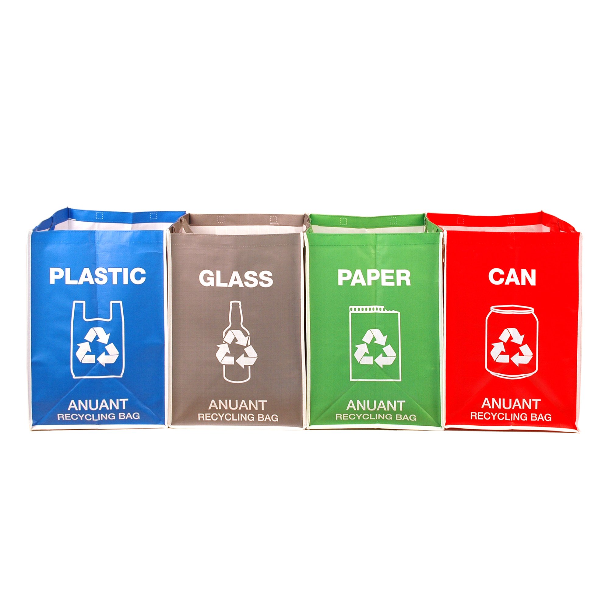 ANUANT Separate Recycling Waste Bin Bags for Kitchen Office in Home