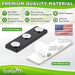 EcoEarth Adhesive Two-Piece Design Name Tag Magnets