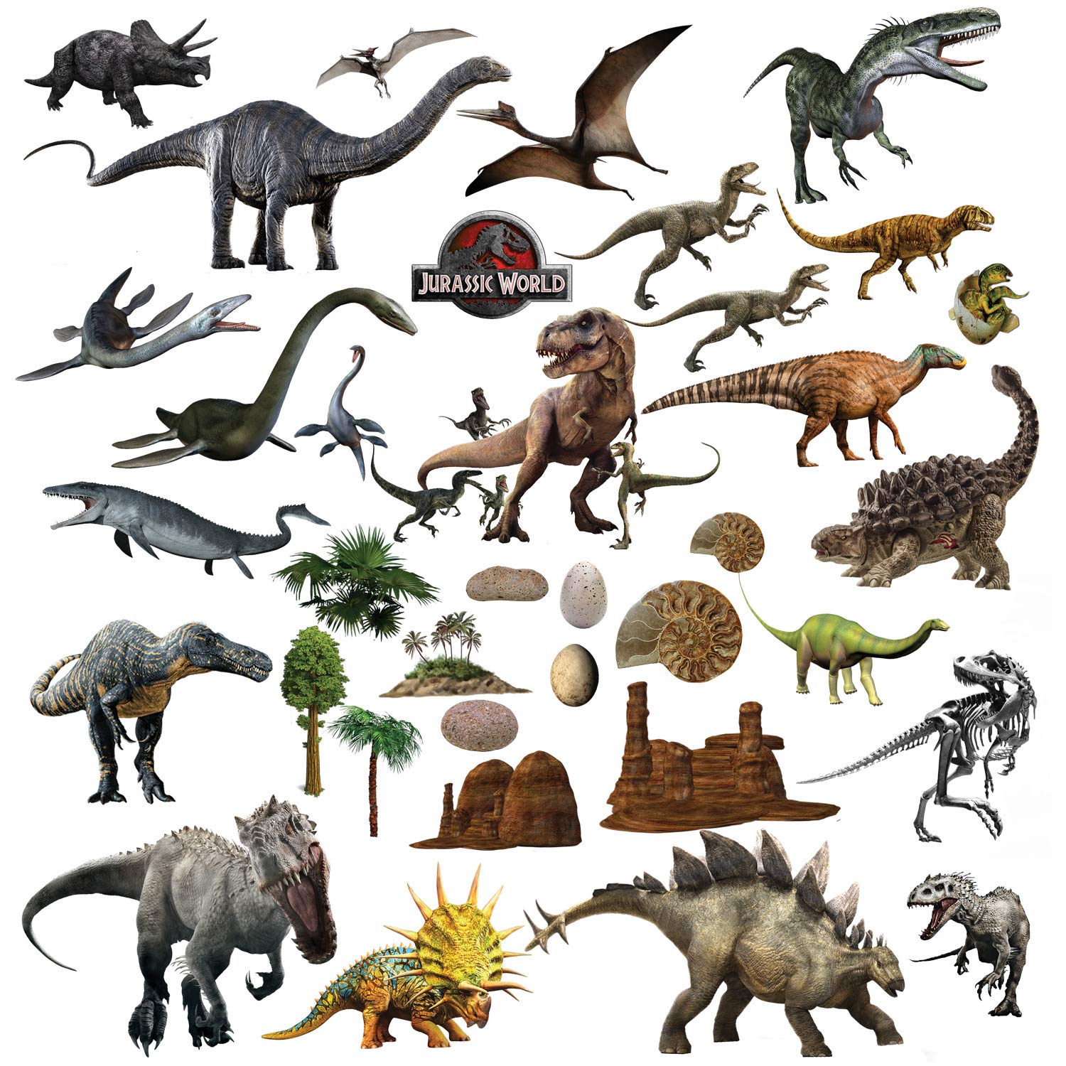 Dinosaur Wall Decal Stickers for Bedroom Boys Girls