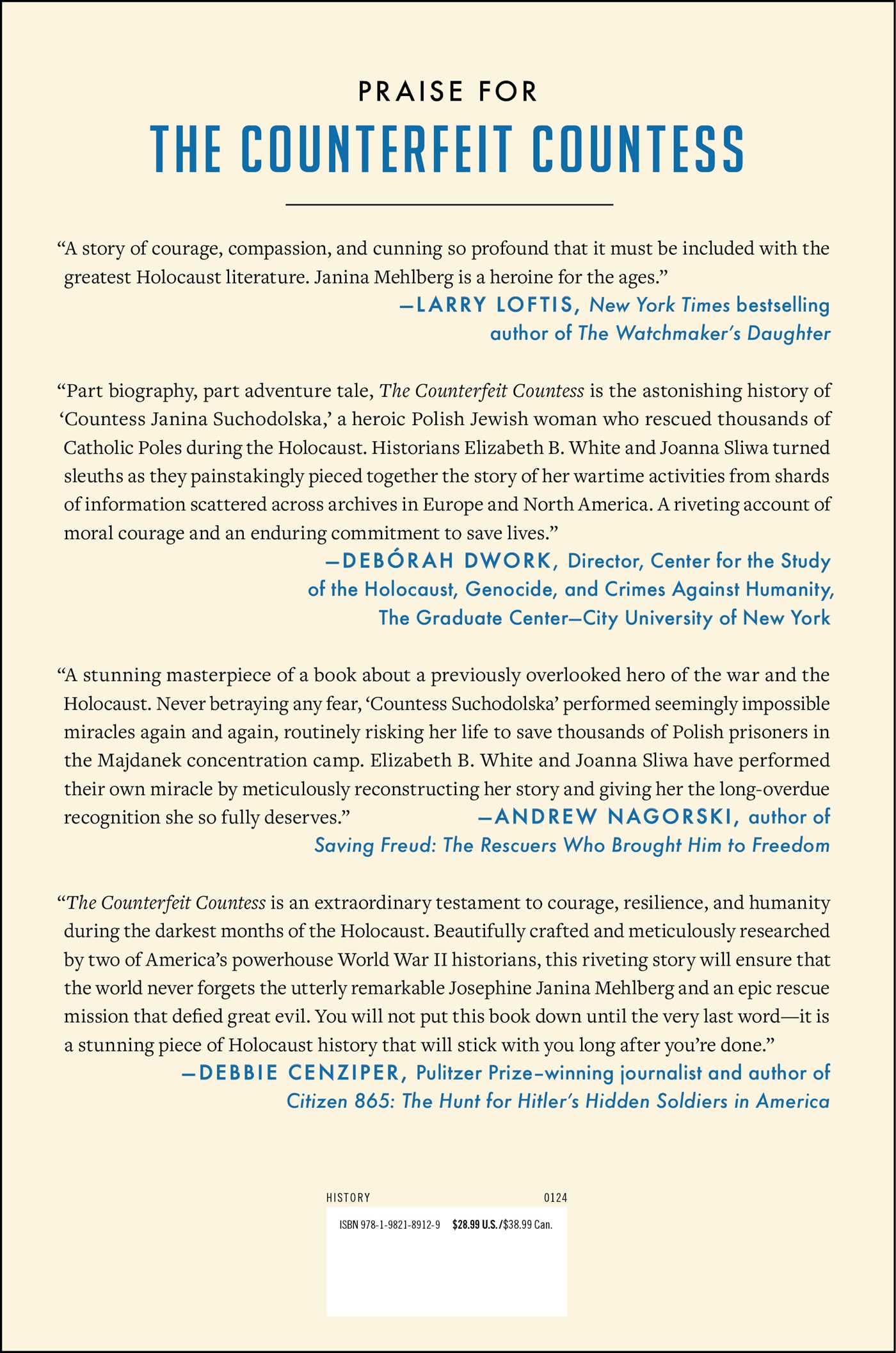 The Counterfeit Countess: The Jewish Woman Who Rescued Thousands of Poles During the Holocaust