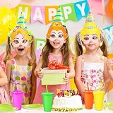 Hifot Princess DIY Masks for Kids 12pcs Colour-In Card Craft Paper Costume view 6
