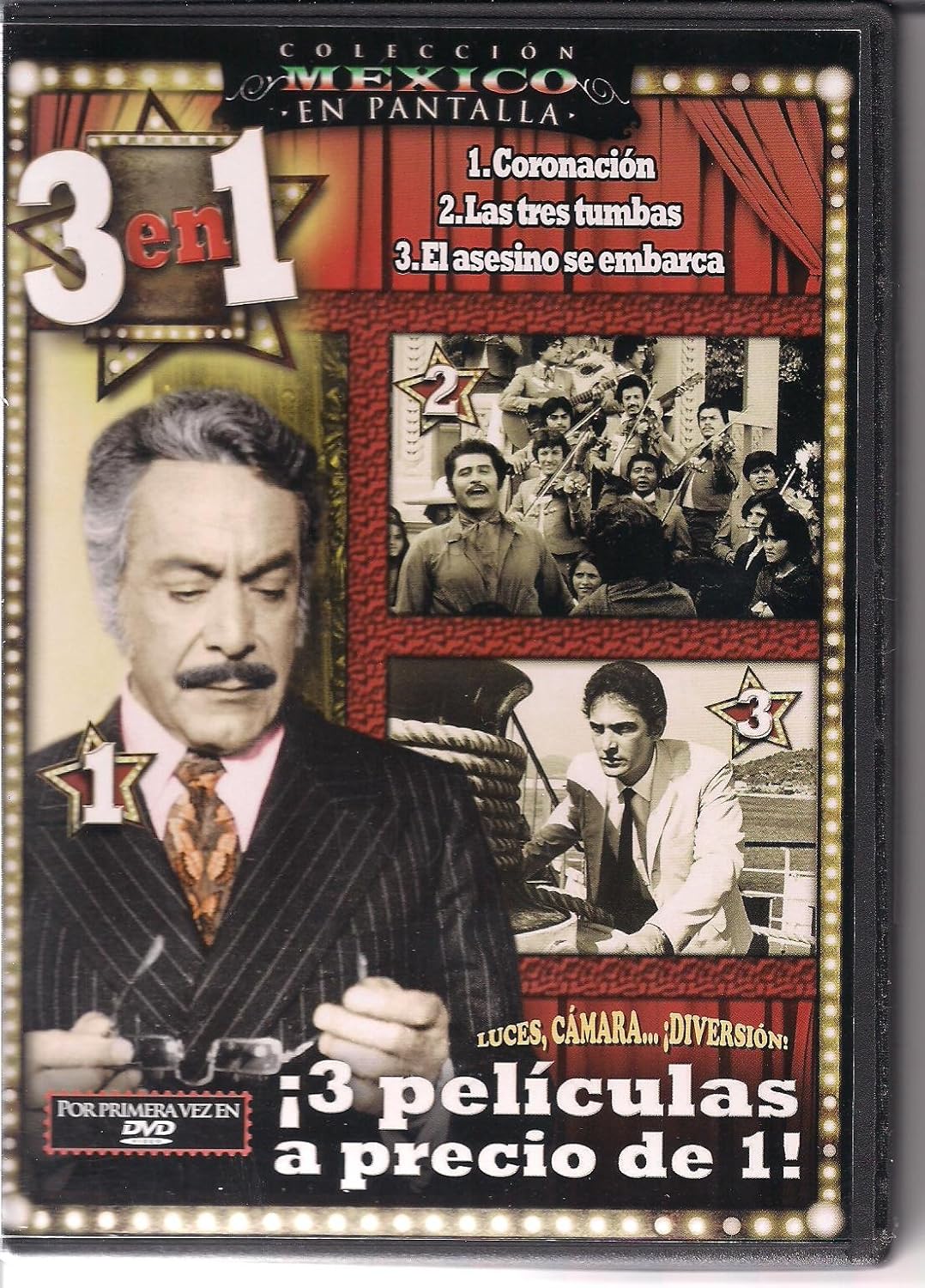 Coronacion / Las Tres Tumbas / El Asesino Se Embarca 3pk