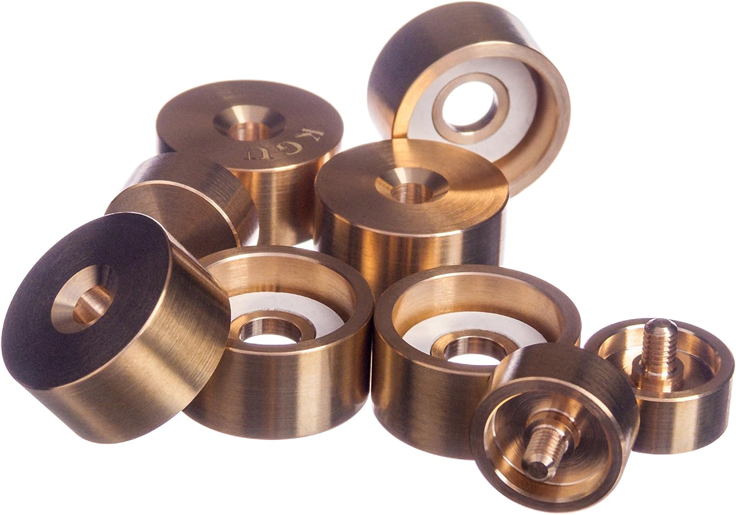 Trumpet Trim Kit for improving the sound. for all Yamaha Trumpet. Custom made KGUBrass (MEDIUM, Raw Brass): Musical Instruments