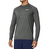 baleaf Men's Long Sleeve Running Shirts Quick Dry Workout Shirts Athletic T-Shirts Lightweight Soft Fishing Tee Tops