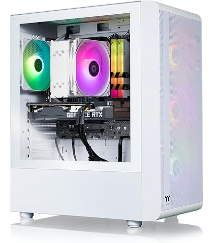 Amazon.com: Gaming PC Desktop RTX 4060 8GB AMD Ryzen 7 5700X