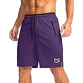 G Gradual Men's Gym Shorts with Zipper Pockets 9"/11'' Athletic Basketball Mesh Shorts for Men Workout Quick Dry Lightweight