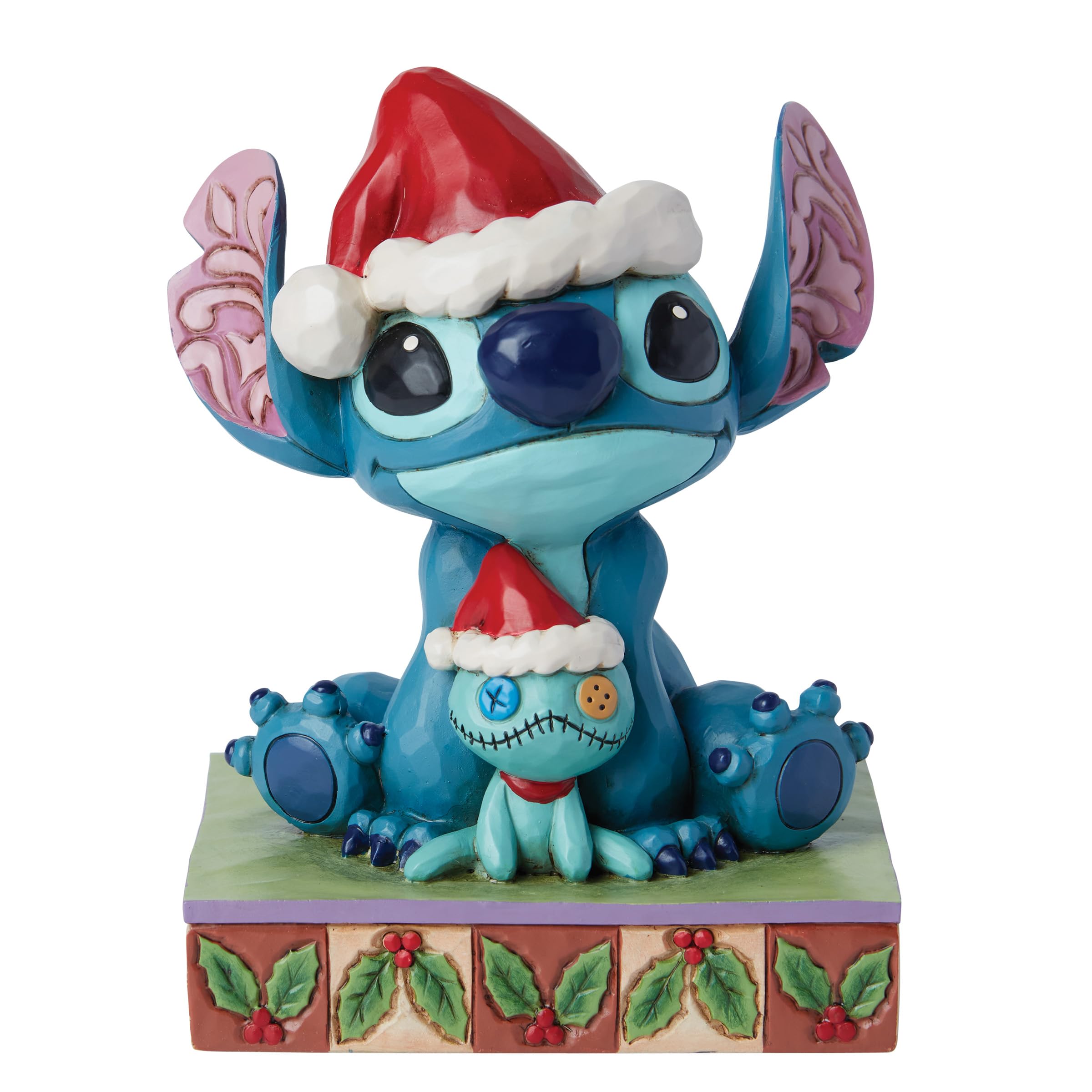 Enesco Jim Shore Santa Stitch & Scrump Figurine