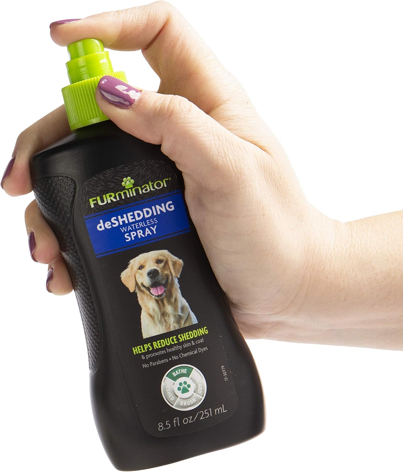 deshedding waterless spray