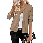 Arach&Cloz Women's Wool Blend Business Casual Cardigan Sweaters Tops