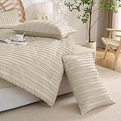 JELLYMONI Pillowcases Standard Size Light Khaki 2