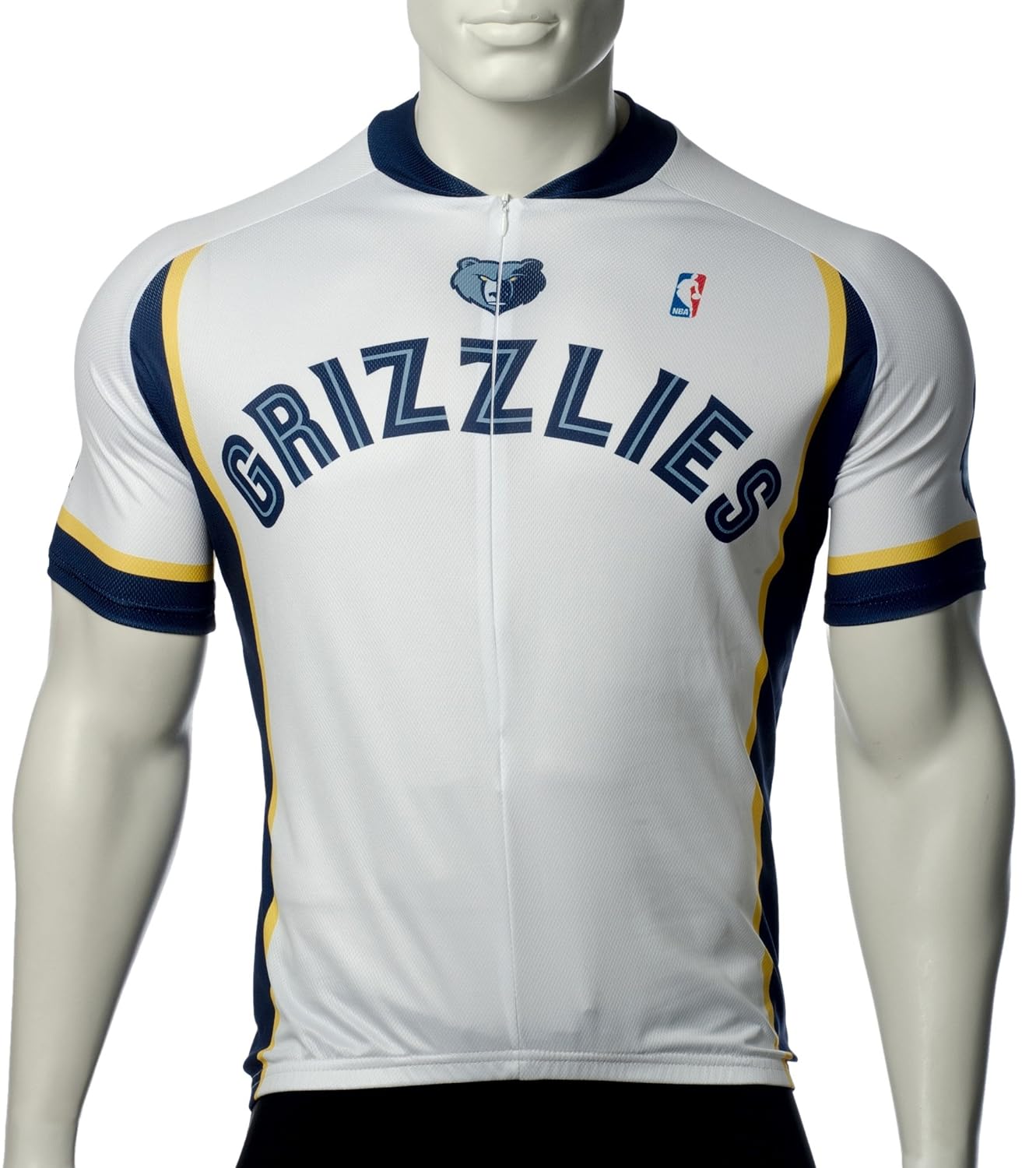 NBA Memphis Grizzlies Men'S Cycling Jersey, White, XSmall