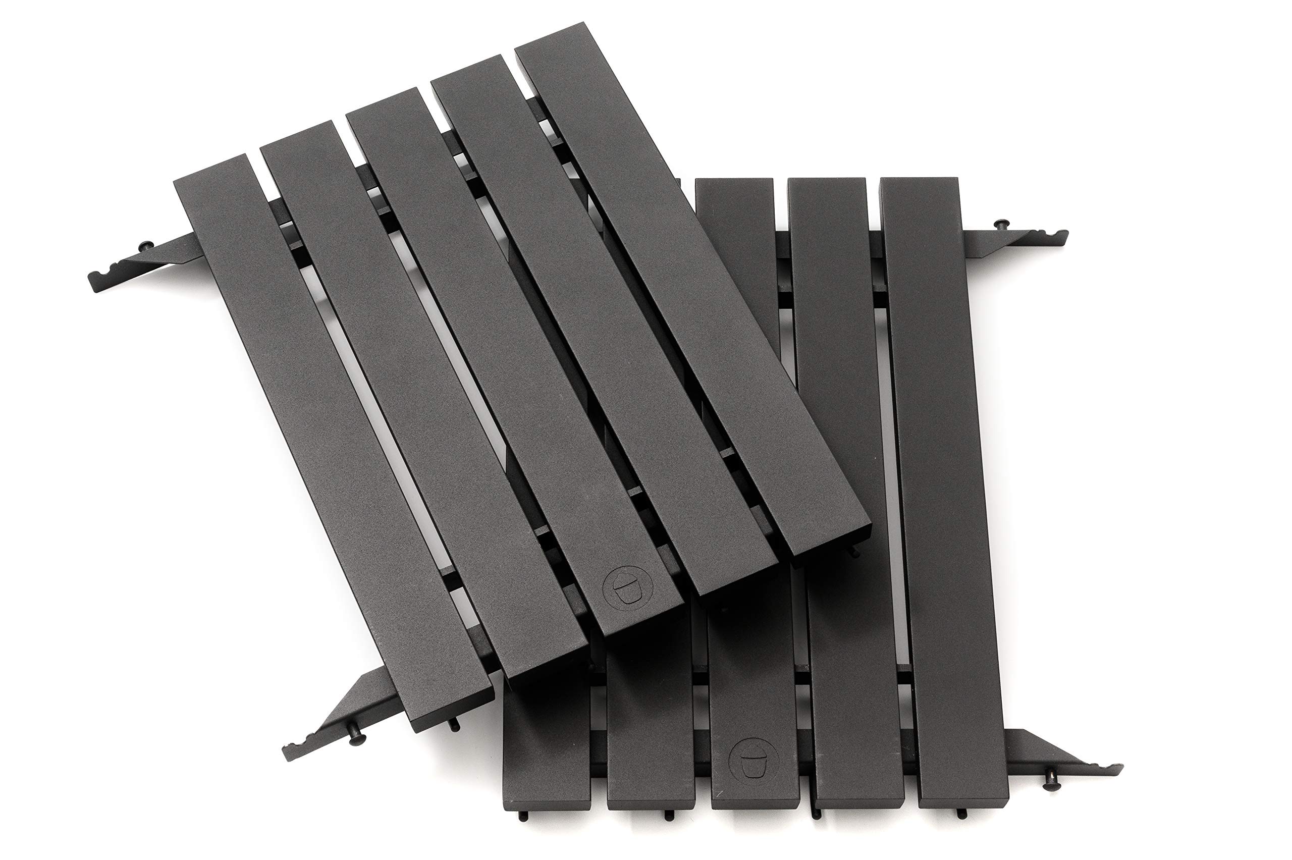 Kamado Joe BJ-ALUMN, Durable, Heat Resistant Aluminum Side Shelves in Black Compatible Big Joe Grill