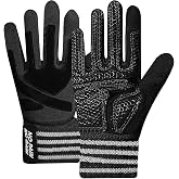 FINGER TEN Weightlifting Workout Gloves Men | Full Half Finger, Wrist Strap Support, Padded Grip, Weight Lifting Gym Fitness