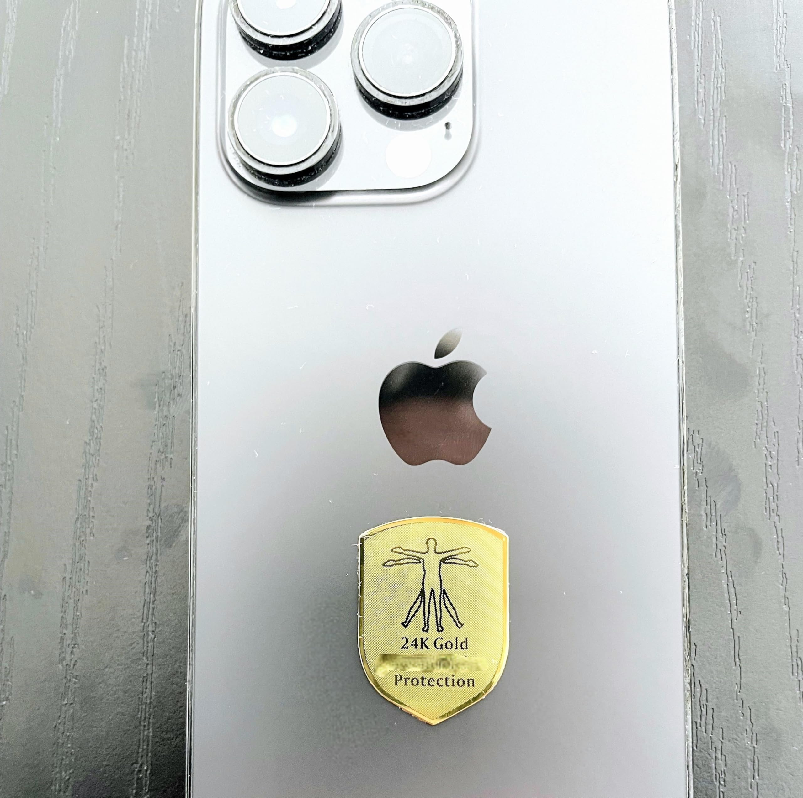 24K Gold Protection Stickers (6-Pack) – Blocking Shield Neutralizers for Phones, Tablets & Electronics – Stylish Wellness Tags for Device Support