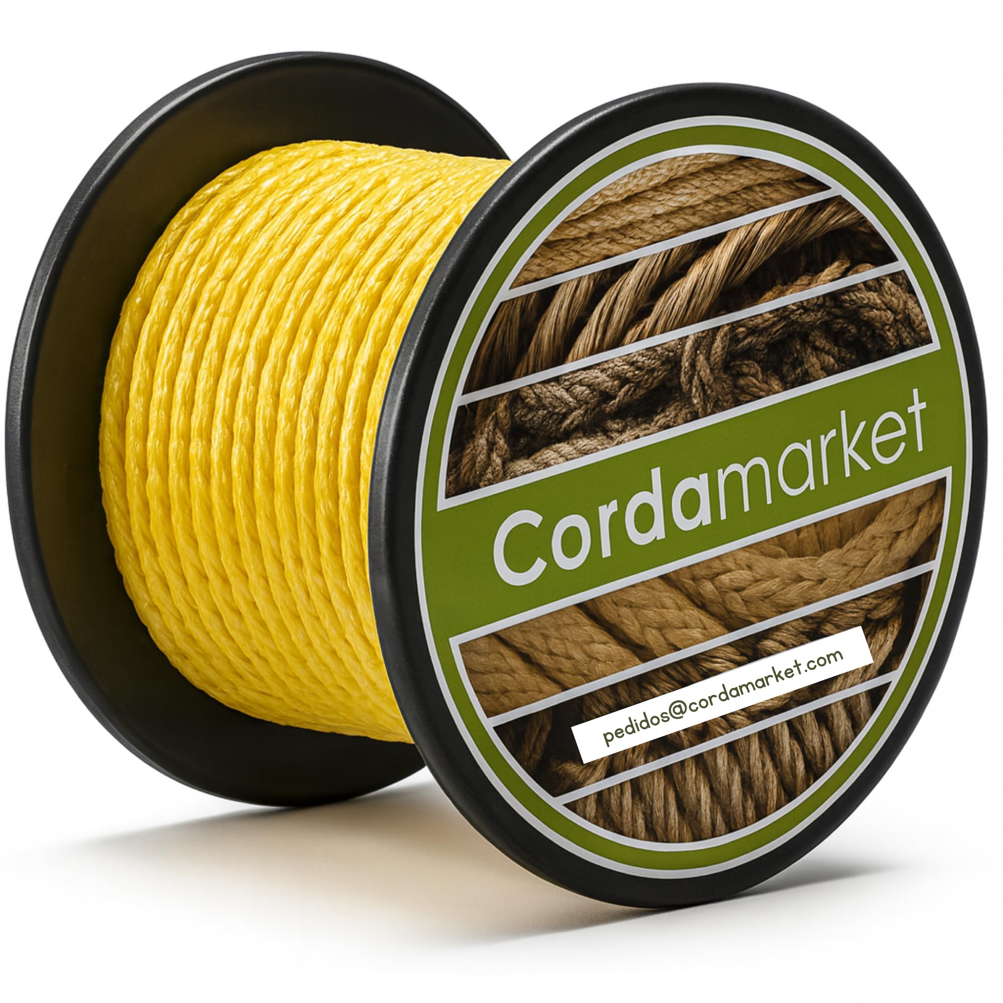 Cordamarket Driza Dyneema Rope, Unisex Adult, unisex-adult, CDMKDYA020020, lemon tree, 20