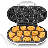 SugarWhisk Animal Mini Waffle Maker for Kids, Mini Pancakes Maker Machine with 12 Different Animal Pancake Molds, Small Waffle Maker Iron, Excellent Christmas Gift for Kids &amp; Adult