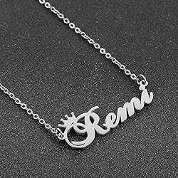 Custom Silver Name Necklace Personalized for