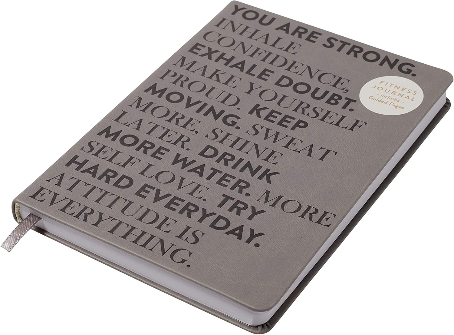 “You Are Strong” Guided Motivating Fitness + Writing Journal | Track Your Goals, Nutrition, Motivation, Emotions & Gratitude | Sturdy Flexible Soft Cover, 6x8": Office Products