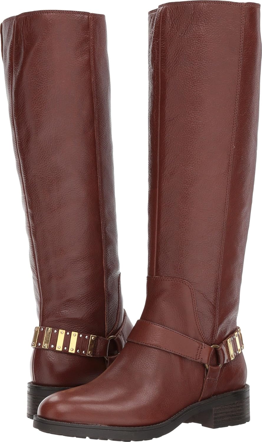 nine west cognac boots