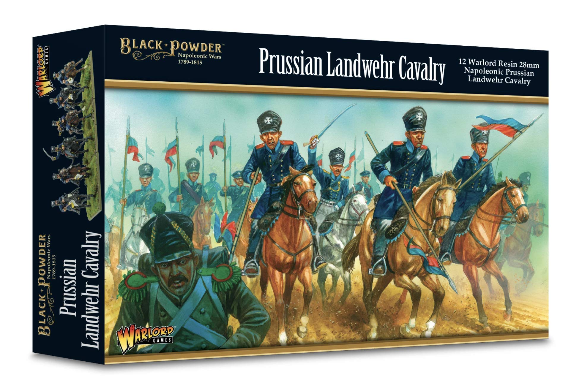 Warlord Games, Prussian Landwehr cavalry, Black Powder wargaming miniatures
