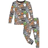 KicKee Spooktacular Pajama Set – Long Sleeve & Pants, Snug Fit for Cozy Halloween Nights (Halloween Treats - 10 Years)