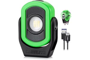 CARELITE Magnetic Work Light – 780 Lumen Compact Pocket Light, Rechargeable 3000mAh, 360° Pivot, Durable & Portable for Mecha