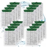 16PCS Medium Filter Cartridges Replacement for Tetra Whisper Bio-Bag Filter | Fish Tank Aquarium Filter Medium Compatible with Whisper 10i IQ10 PF10 ReptoFilter, High-Efficiency Filtration