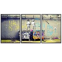 SIGNWIN Framed Canvas Wall Art Dandelion Canvas Prints Home Artwork Decoration for Living Room,Bedroom - 16