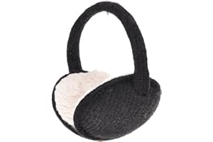 ZLYC Womens Girls Winter Warm Adjustable Knitted Ear Warmers Foldable Earmuffs