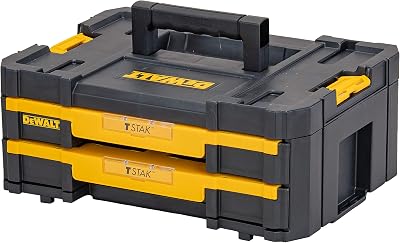 DeWalt DWST1-70706 T-Stak IV Tool Storage Box with 2 Shallow Drawers