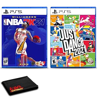 Amazon Com Nba 2k21 And Just Dance 21 For Playstation 5 Two Game Bundle Video Games