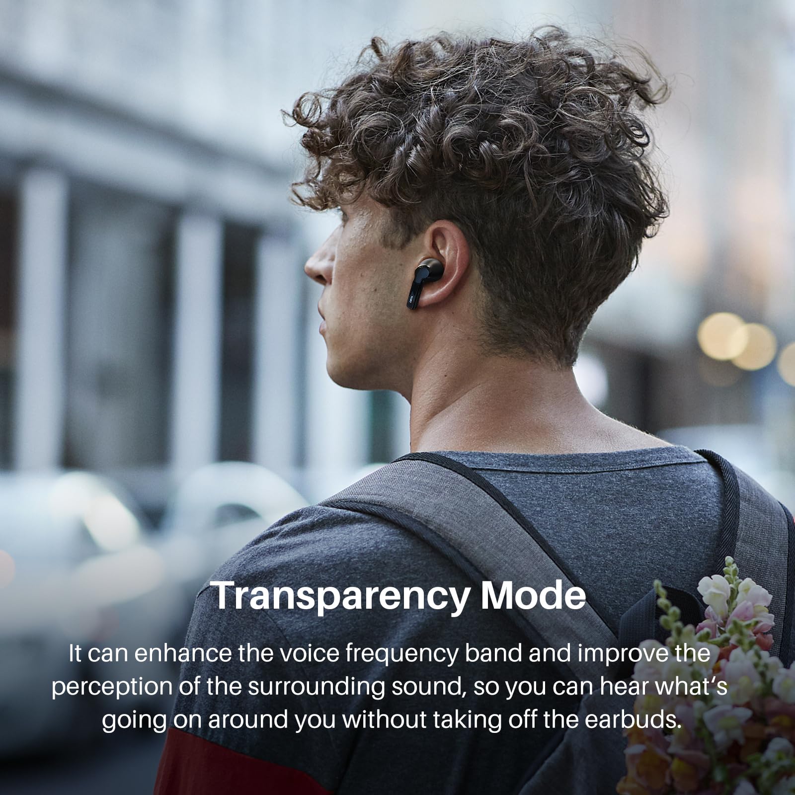 TOZO Hybrid Active Noise Cancelling Wireless Earbuds with 6 Mics AI Clear Call Ear Buds 55H Playtime with LED Display 32 Preset EQs via APP Bluetooth 5.3 IPX8 Waterproof in Ear Headphones