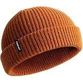 Camptrace Fisherman Beanie Hat for Men Women Classic Cuff Skull Caps Short Watch Hat Trawler Beanie