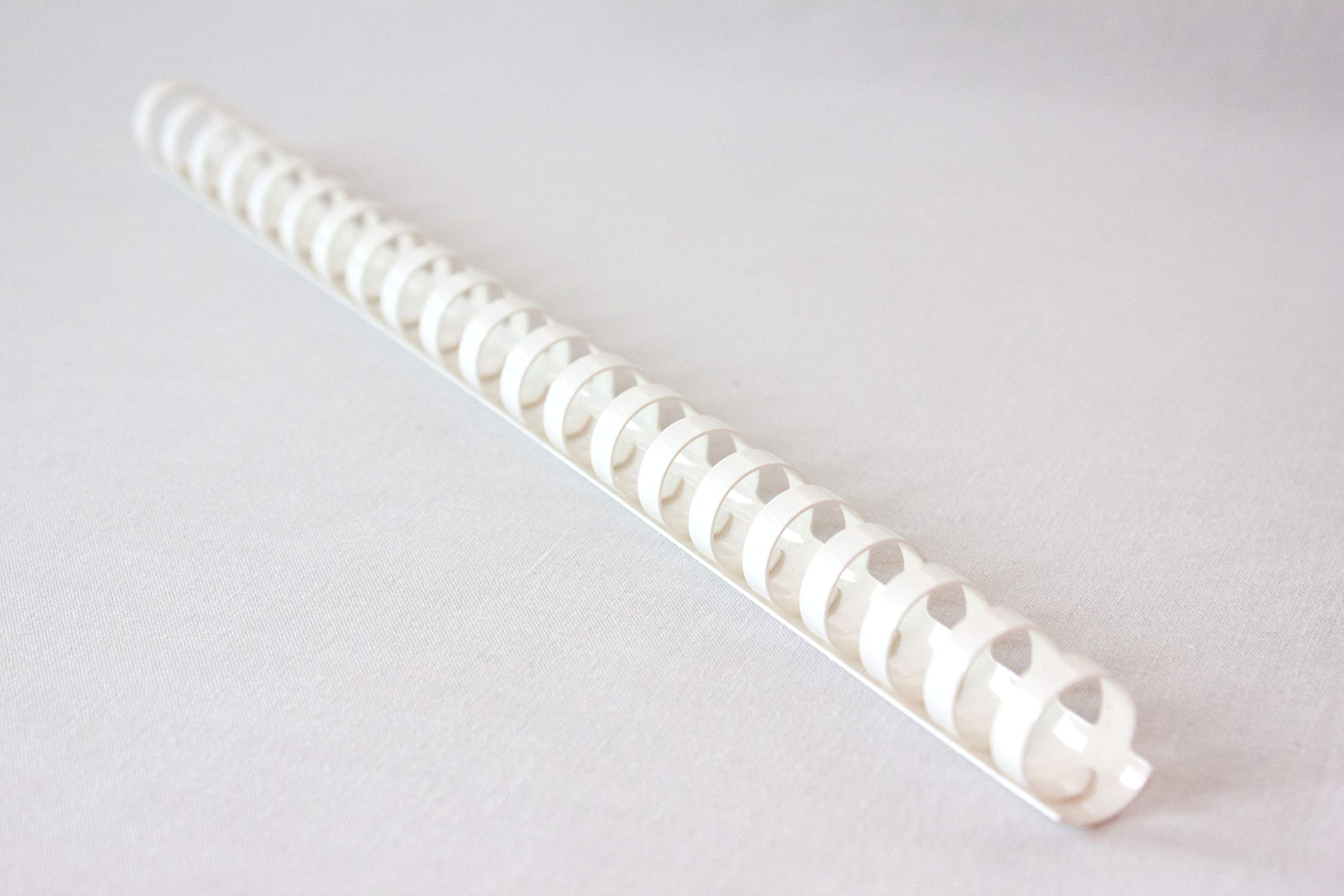 Bind2go White Binding Combs A5 Box 100x 14 Rings (6mm)