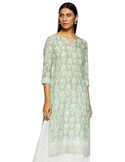 Women's Cotton Straight Kurta