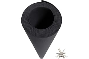 EVA Foam Cosplay - 1mm Thick (1mm to 10mm) - Extra Large Foam Sheets - Black or White - 35" x 59" Sheet - Ultra High Density Craft Foam 85 kg/m3 - by The Foamory