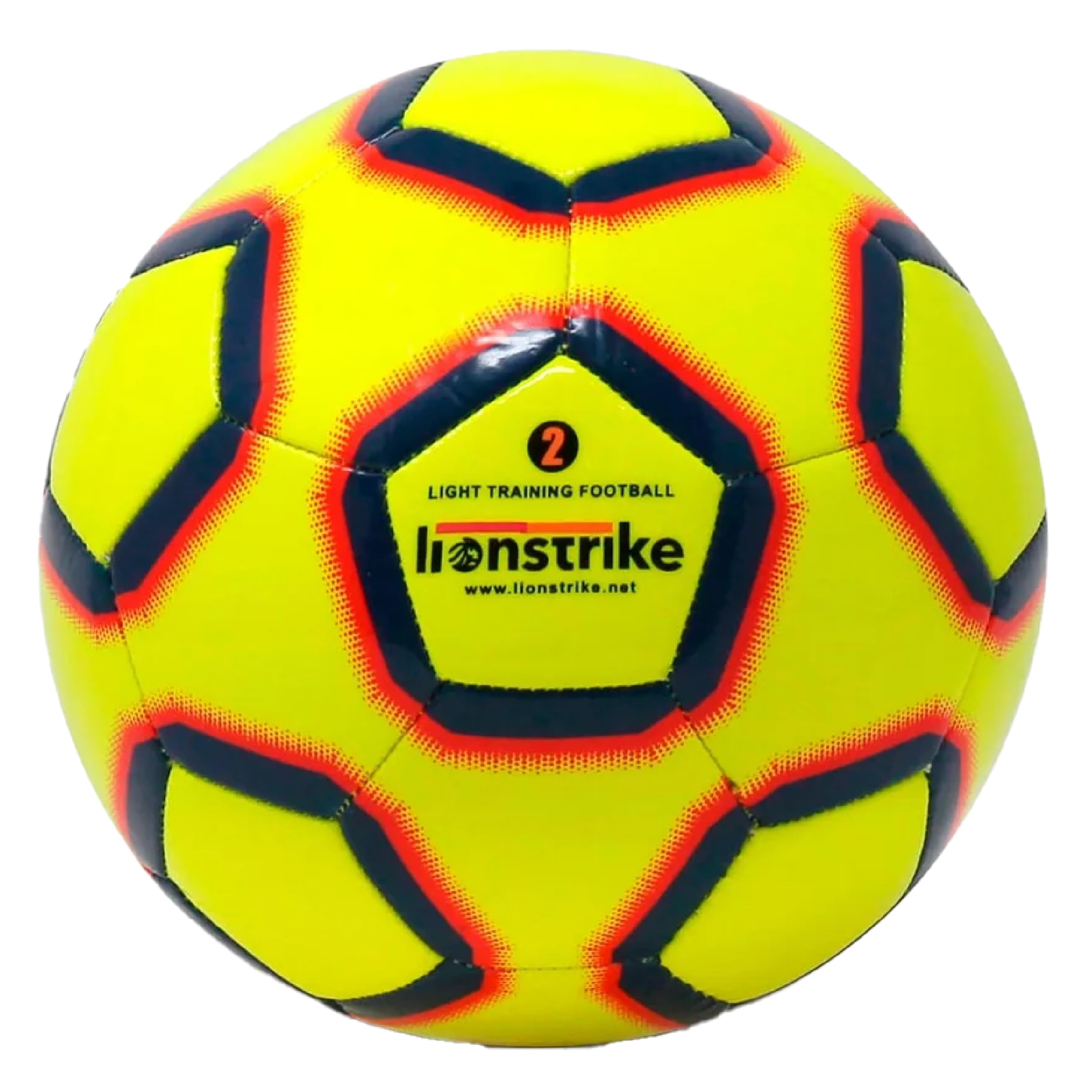 Lionstrike Size 2 Lite Football With NeoBladder Technology, Light Kids Soccer Ball (Age 2-4) Boys/Girls Indoor or Outdoor Training/Coaching Ball (Yellow)