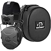 Walker's XCEL 500BT Digital Electronic Muff and Protective Case Bundle