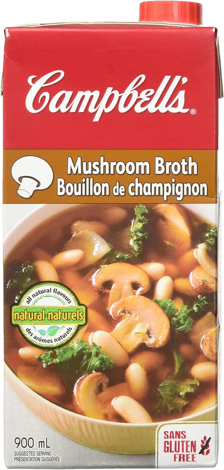 Campbell S Mushroom Broth 900ml Amazon Ca Grocery