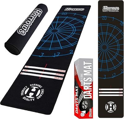 Harrows Darts Mat with Oche 275cm x 65cm Floor Protection Non Slip