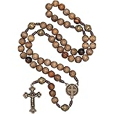 Intercession Our Father Sacred Handmade Solid Wood Rosary